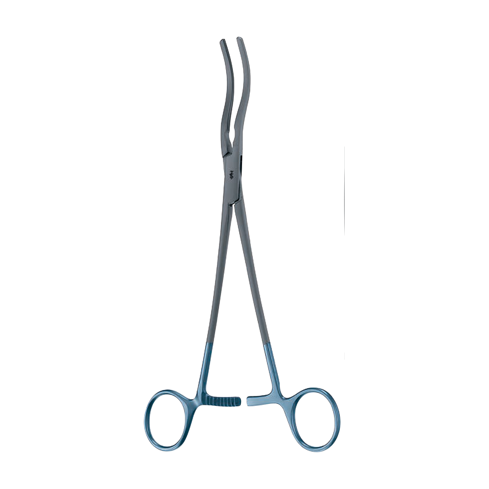 FC324T Glover Atraumata Vascular Clamp – Curved / 215 mm · 2″