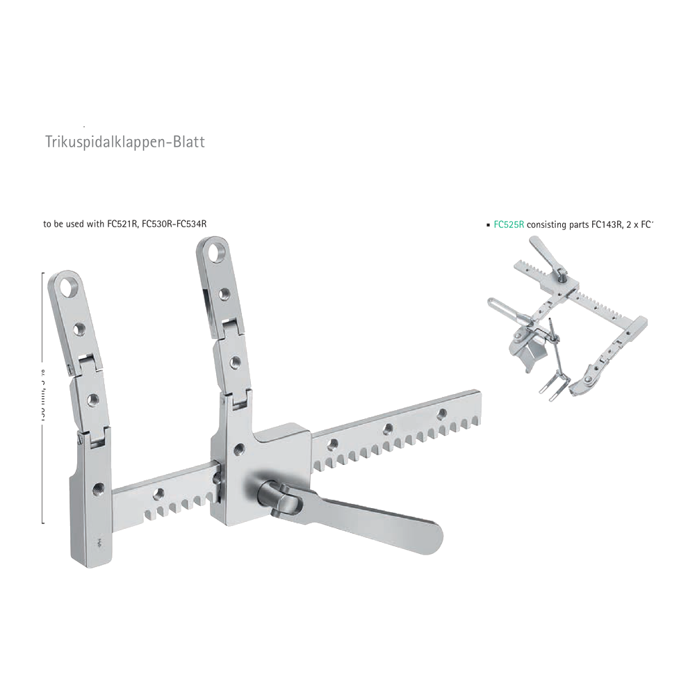 FC520R MIDCAB Rib Retractor – frame only · 130 mm