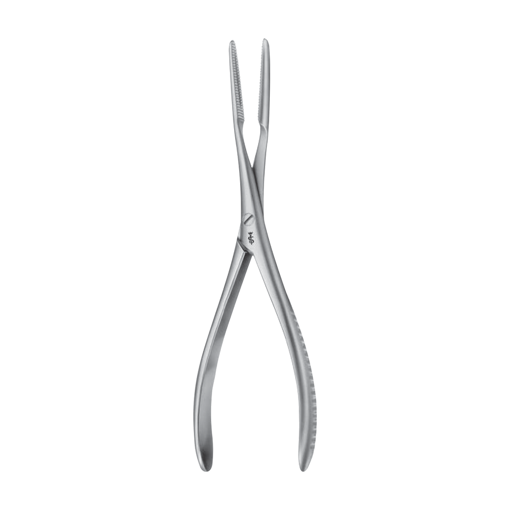 FO100R Patella Forceps – Straight / 2 x 2 teeth with thread fixation / 185 mm · 4″ (FO100R)