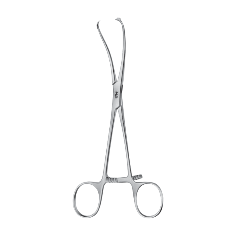 Meyer Reposition Forceps – Curved / sharp / 170 mm · 4″