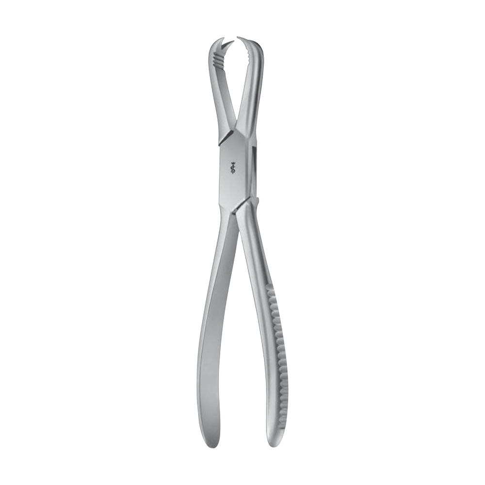 FO127R Fergusson Bone Holding Forceps – Straight / 4 x 4 teeth / 205 mm · 12 mm · 8″ (FO127R)