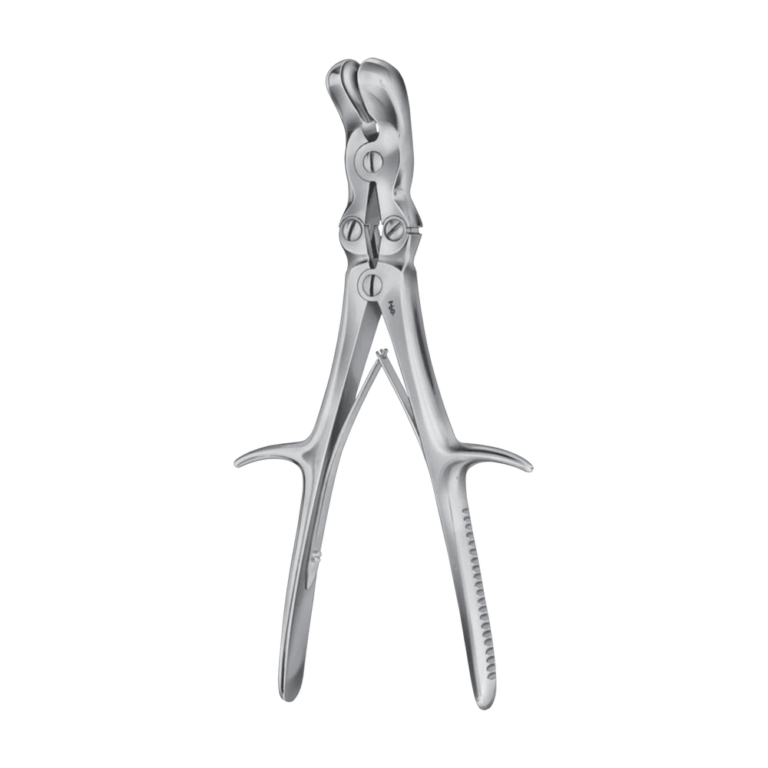 Bone Rongeur – Angled / 130 mm · 8″ (FO566R)