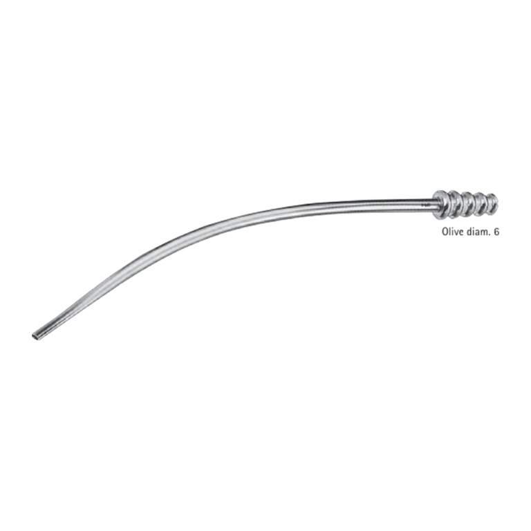 Suction Cannula, Curved, 175 mm