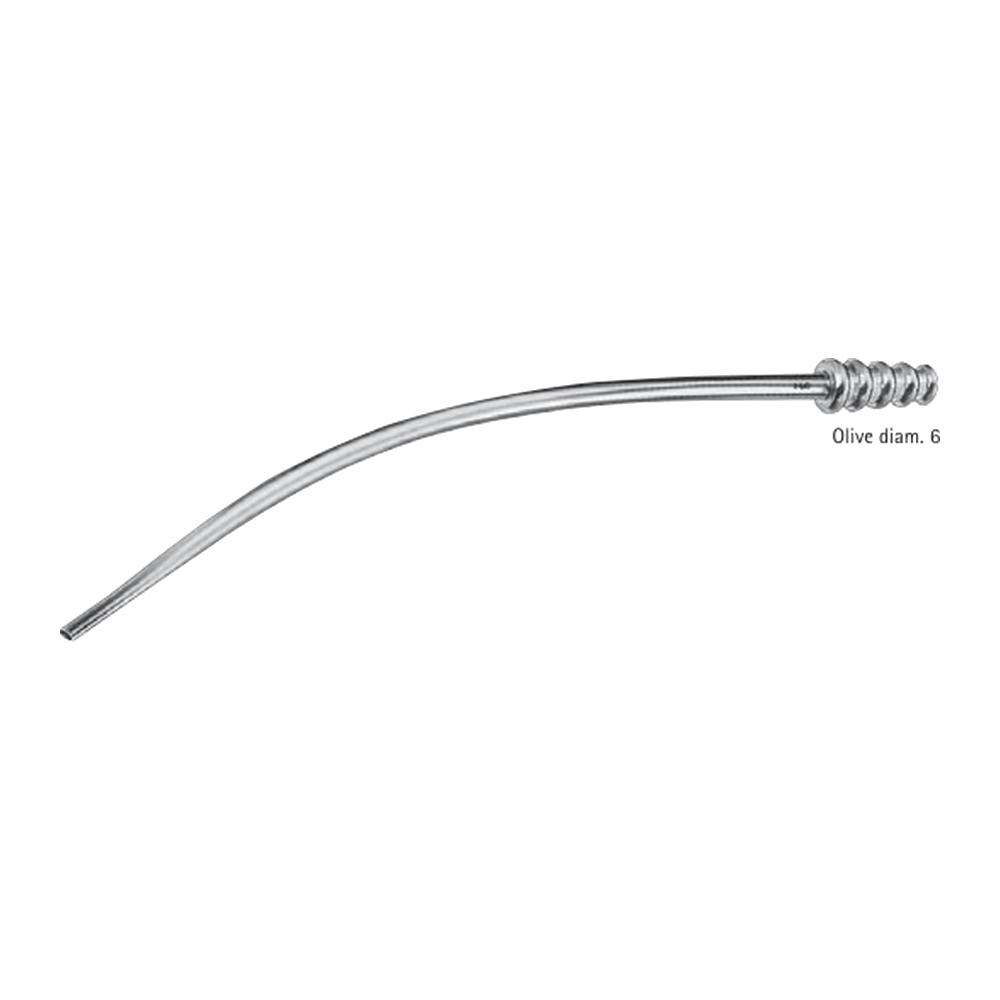 GF919R Suction Cannula, Curved, 175 mm