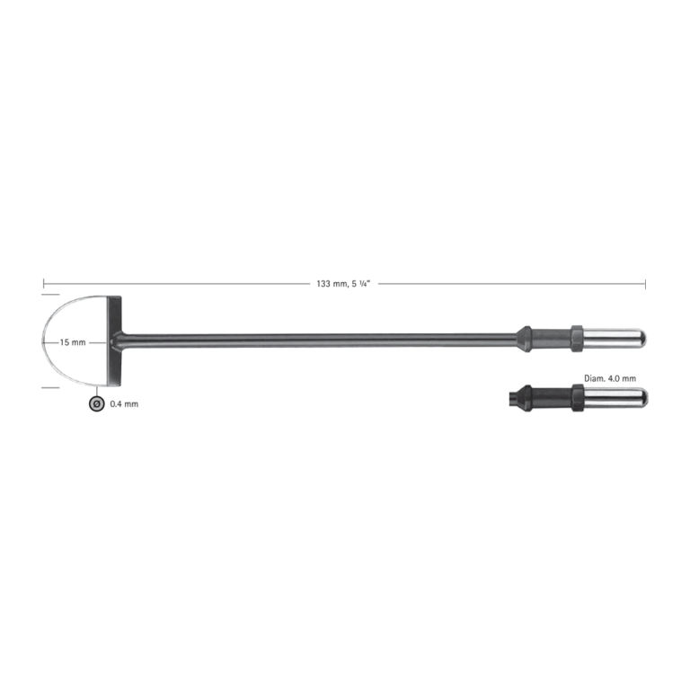 Wire Loop Electrode, Monopolar Dissecting Forceps