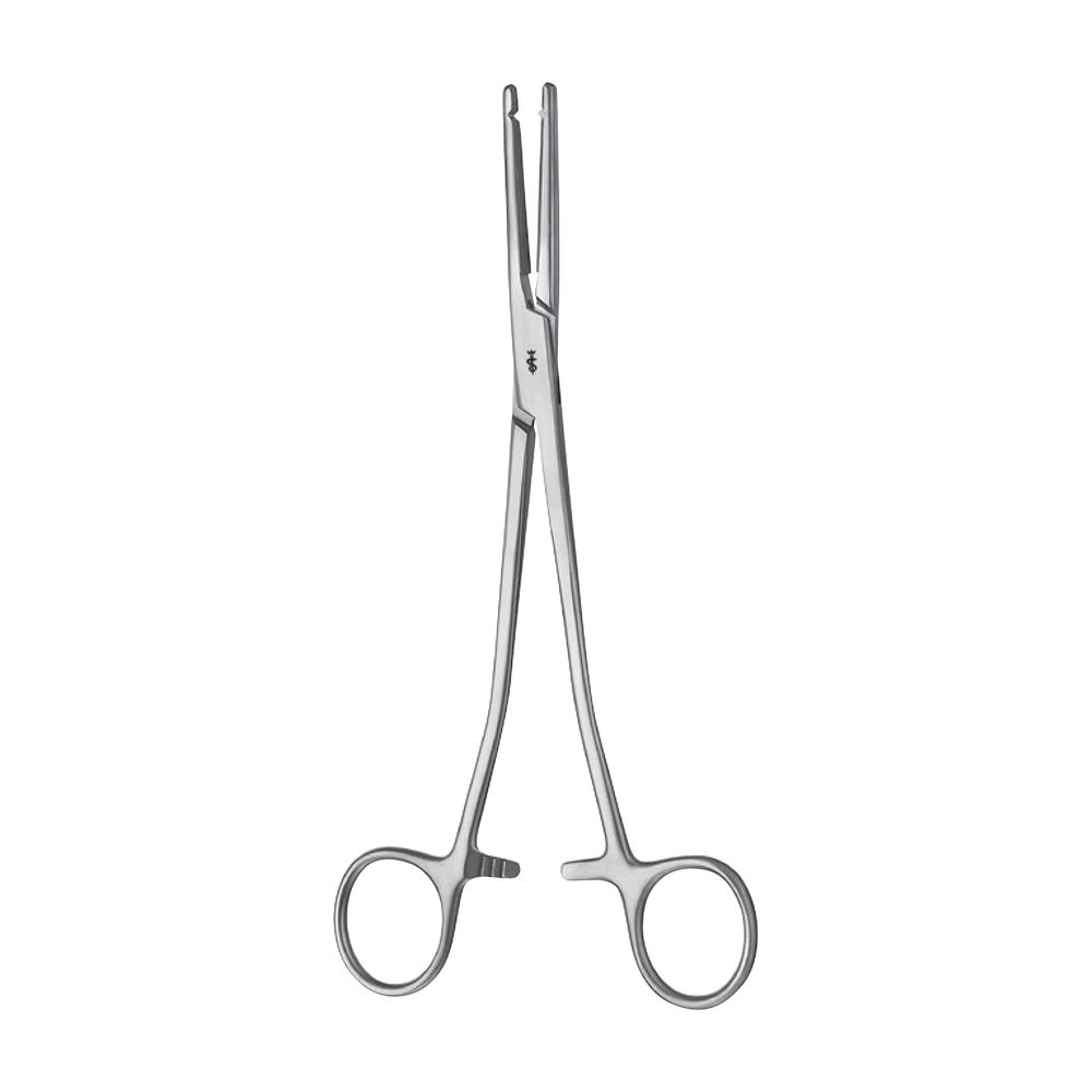 MD591 Heaney-Ballentine Hysterectomy Forceps – Straight / 215 mm · 2″