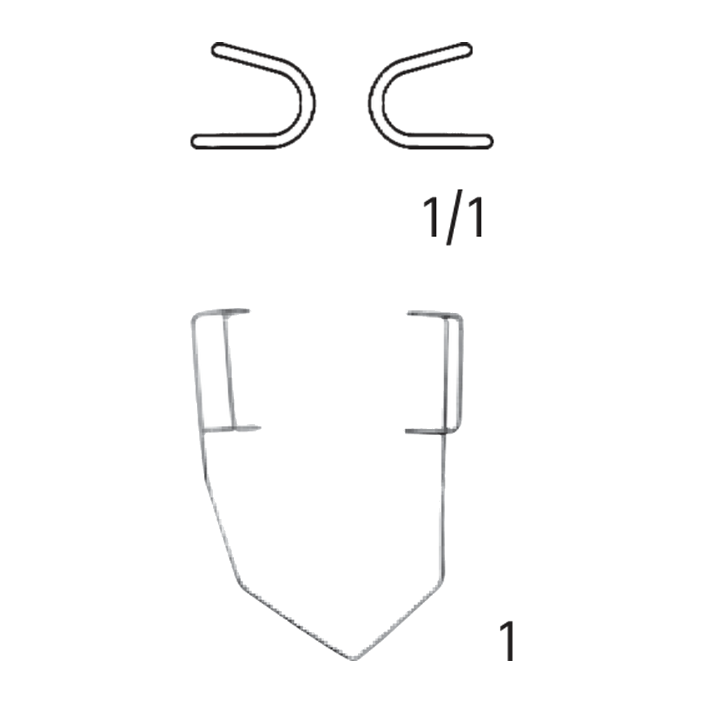 OA200R Barraquer Self-Retaining Retractor, 45 mm