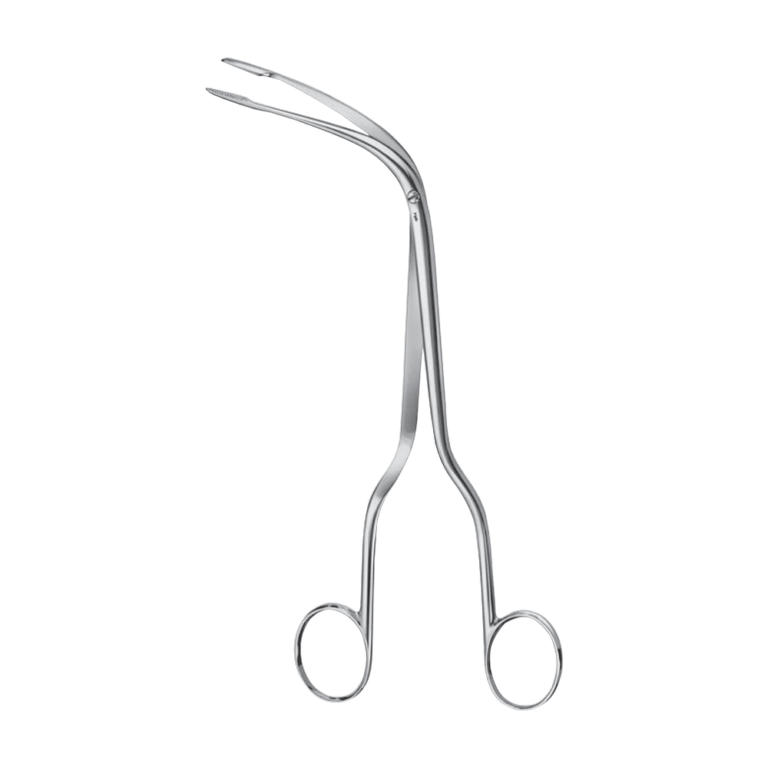 Fraenkel Laryngeal Polypus Forceps – Curved / curved to sickle / 205 mm · 8″ (OP100R)