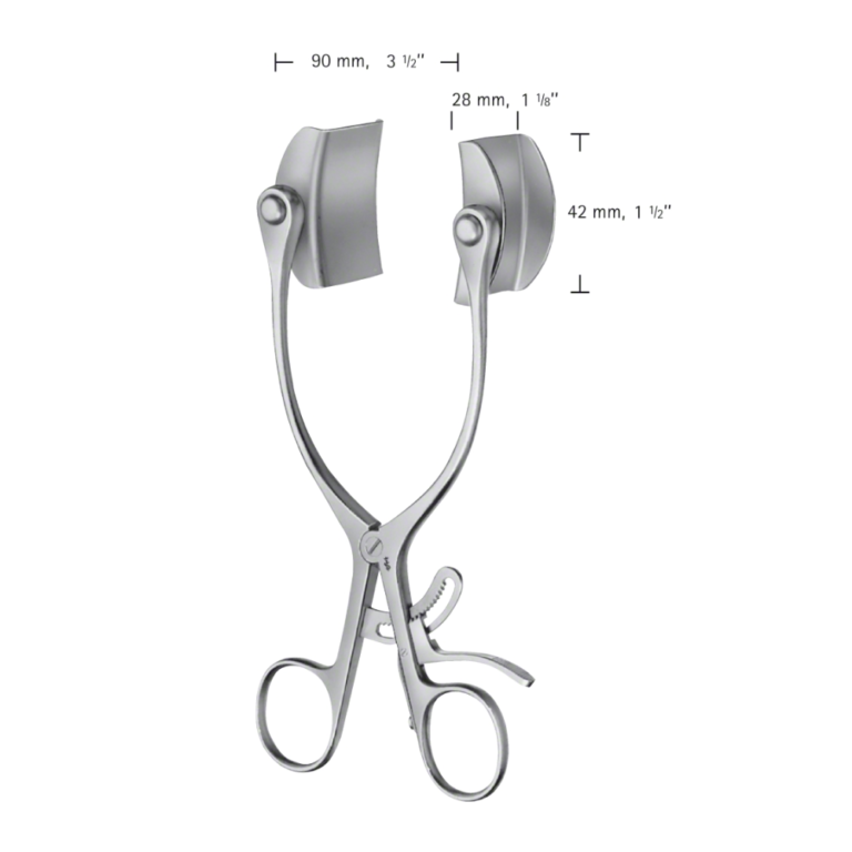 COLLIN (BABY) Abdominal Retr.self-retaining, complete retractor