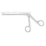 BECK Rongeur, straight, 140 mm (5 1/2"), smooth, blade length: 8 mm, jaw width: 2 mm