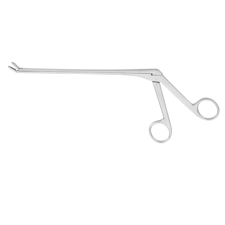 CASPAR Rongeur, angled upwards, 150 °, 185 mm (7 1/4"), serrated, blade length: 12 mm, jaw width: 3 mm