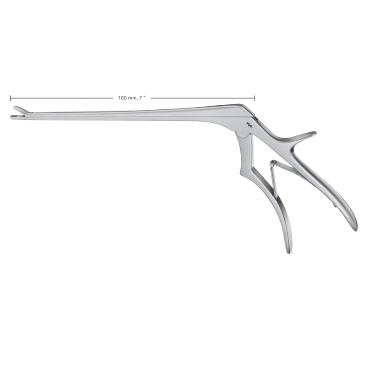 CASPAR Rongeur, straight, 180 mm (7"), smooth, jaw width: 4 mm