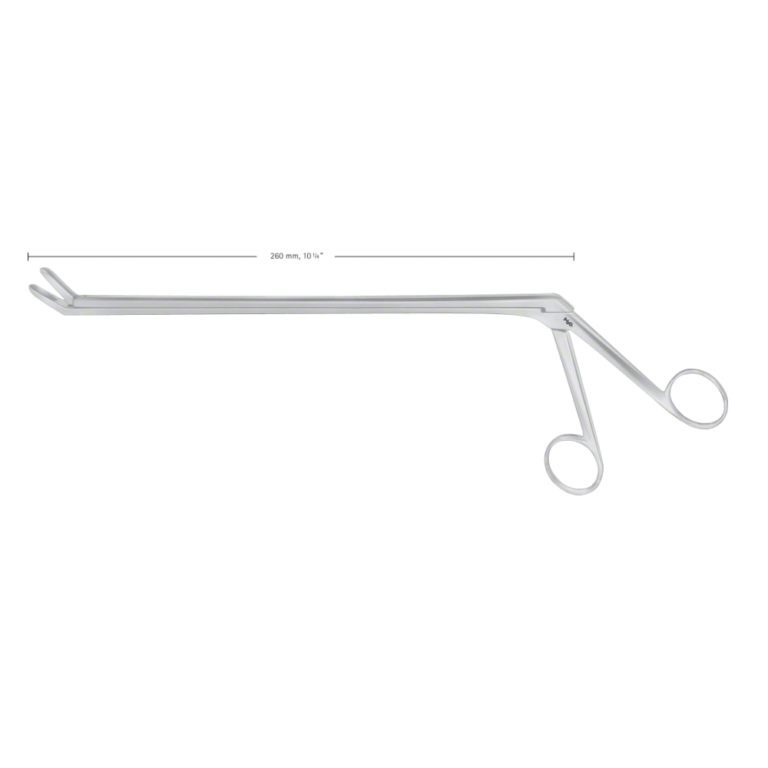 SYPERT Rongeur, angled upwards, 150 °, 260 mm (10 1/4"), smooth, blade length: 20 mm, jaw width: 5.50 mm