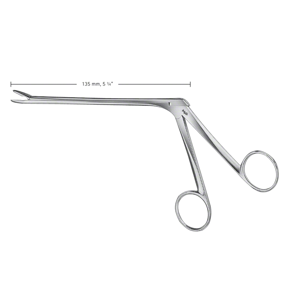 LOVE-GRUENWALD Rongeur, straight, 135 mm (5 1/4"), smooth, blade length: 10 mm, jaw width: 3 mm