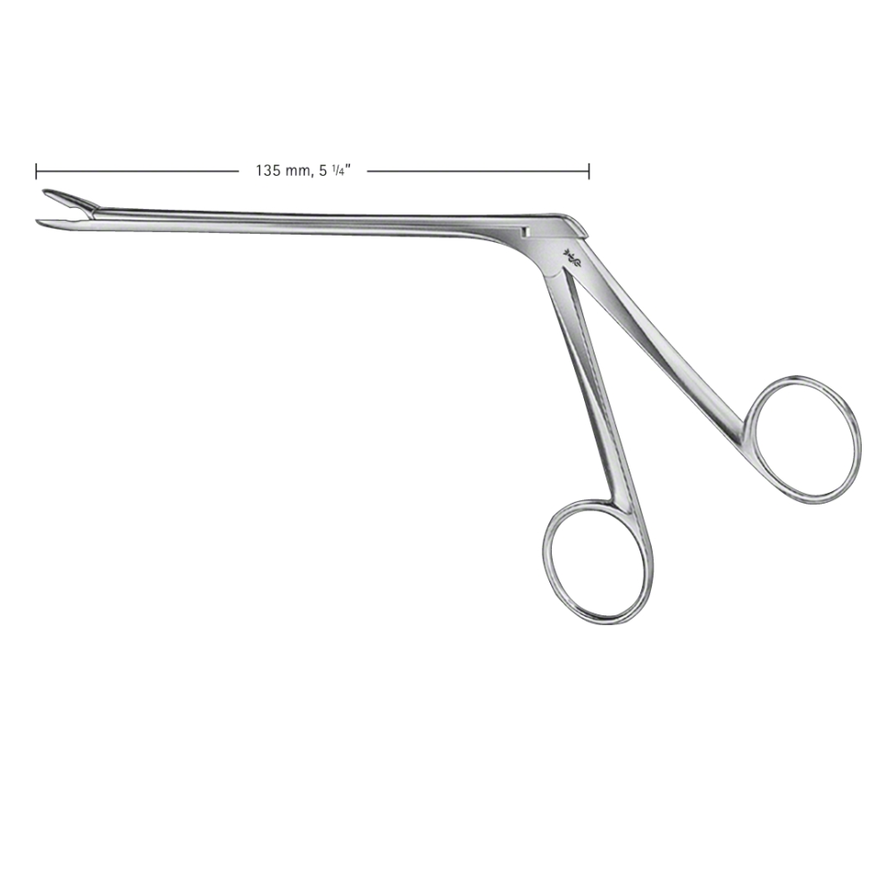 LOVE-GRUENWALD Rongeur, straight, 135 mm (5 1/4"), smooth, blade length: 10 mm, jaw width: 2 mm