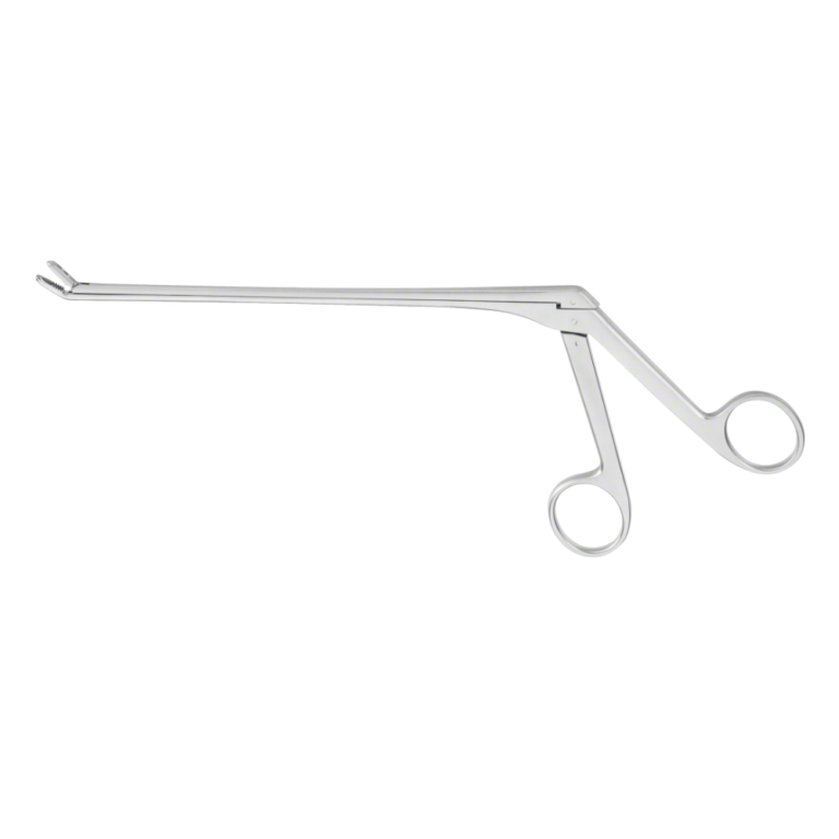 CASPAR Rongeur, angled upwards, 150 °, 185 mm (7 1/4"), serrated, blade length: 14 mm, jaw width: 4 mm