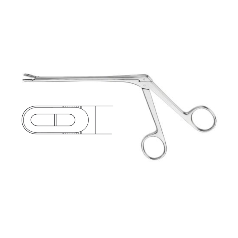 CASPAR Rongeur, straight, 160 mm (6 1/4"), serrated, blade length: 16 mm, jaw width: 6 mm