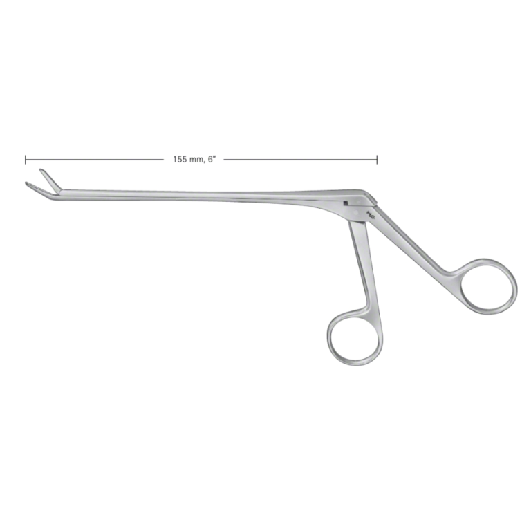 CASPAR Rongeur, angled upwards, 150 °, 155 mm (6 1/8"), smooth, blade length: 13.50 mm, jaw width: 2 mm