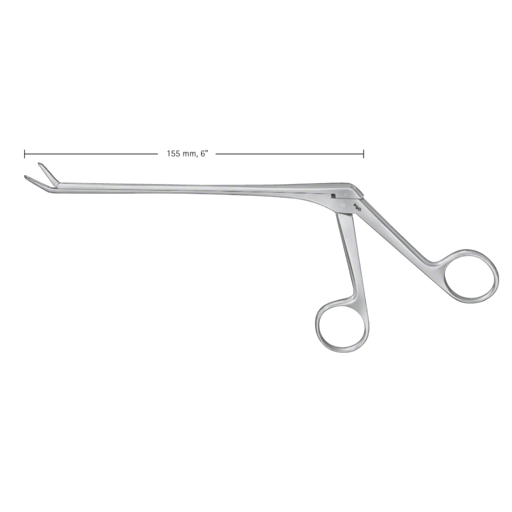 CASPAR Rongeur, angled upwards, 150 °, 155 mm (6 1/8"), smooth, blade length: 13.50 mm, jaw width: 2 mm