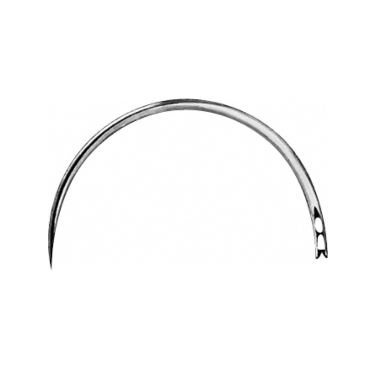 Surgical Needle, triangular body, curved, 46 mm (1 3/4″), Ø 1 mm