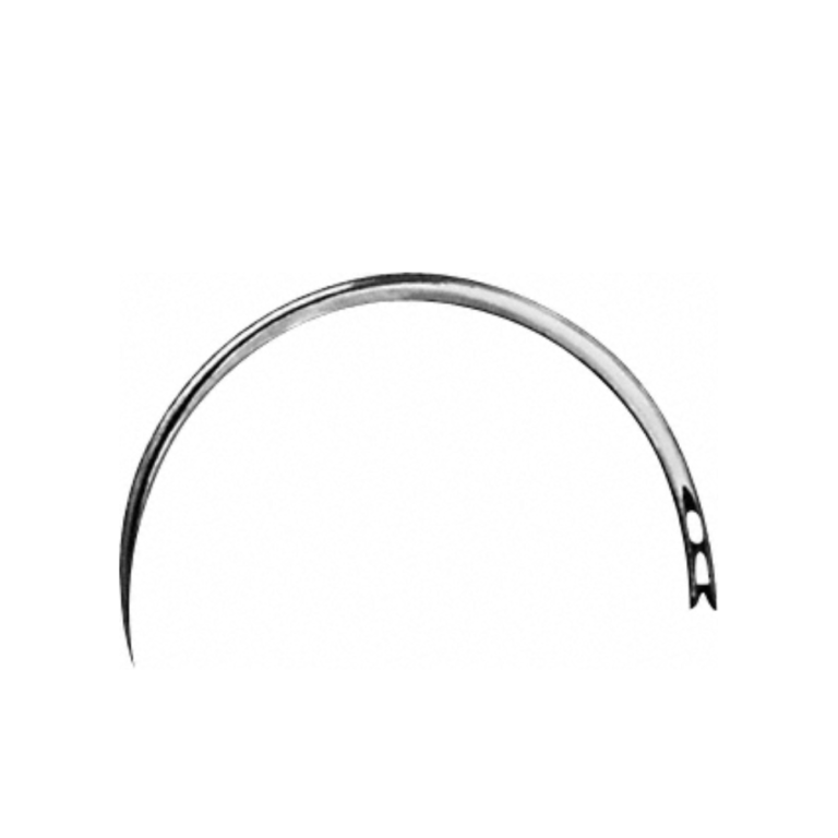 Surgical Needle, triangular body, curved, 42 mm (1 1/2″), Ø 1 mm