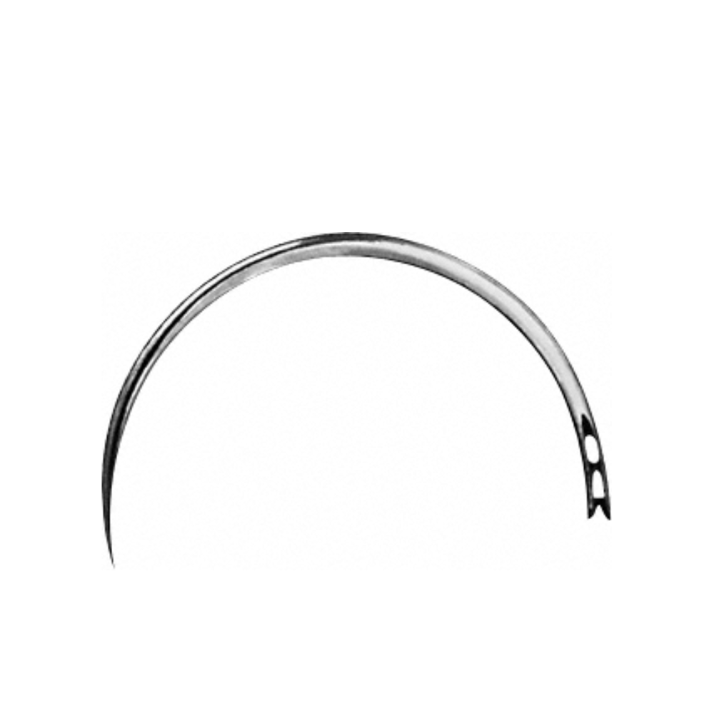 Surgical Needle, triangular body, curved, 42 mm (1 1/2″), Ø 1 mm