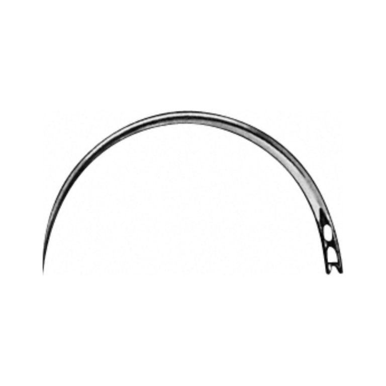 Surgical Needle, triangular body, curved, 37 mm (1 3/8″), Ø 1.30 mm