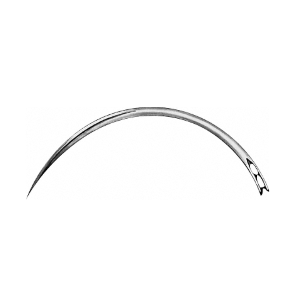 Surgical Needle, triangular body, curved, 42 mm (1 1/2″), Ø 1 mm