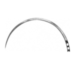Surgical Needle (Intestinal Needle), round body, curved, 30 mm (1 1/4″), Ø 0.60 mm
