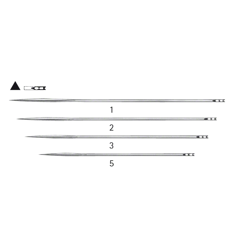KEITH Surgical Needle, triangular body, straight, 70 mm (2 3/4″), Ø 0.80 mm