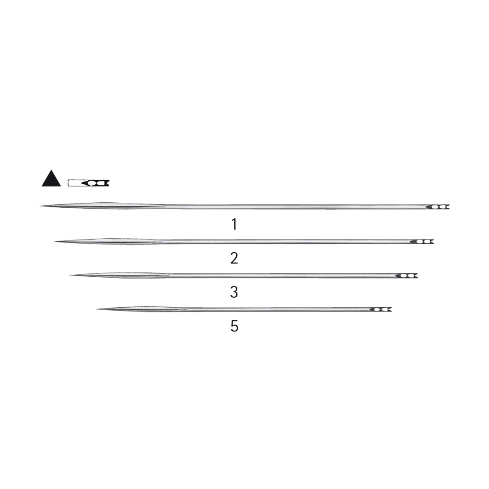 KEITH Surgical Needle, triangular body, straight, 75 mm (3″), Ø 0.80 mm