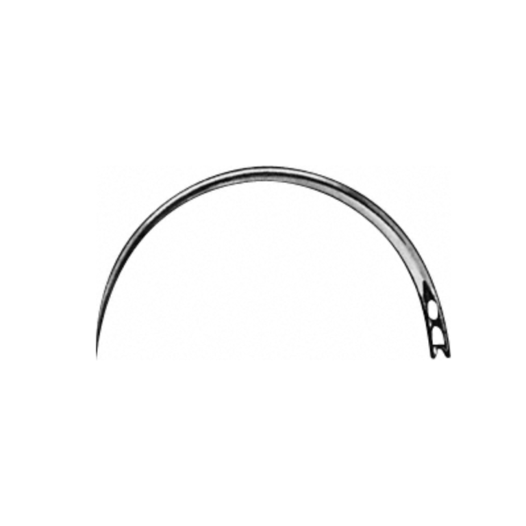 Surgical Needle, round body, curved, 37 mm (1 3/8″), Ø 1.30 mm