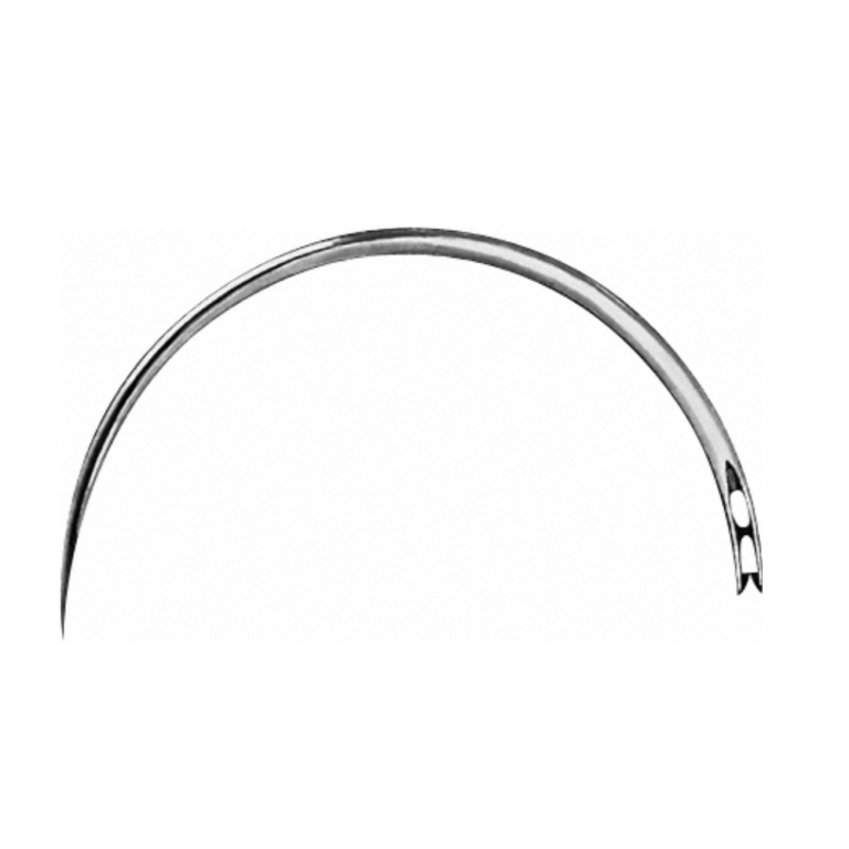 Surgical Needle, round body, curved, 58 mm (2 3/8″), Ø 1.20 mm