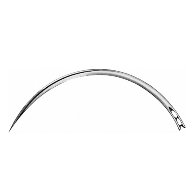 Surgical Needle, triangular body, curved, 50 mm (2″), Ø 1.10 mm
