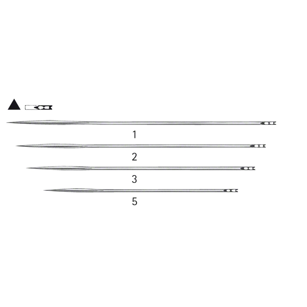 RHG-00127 KEITH Surgical Needle, triangular body, straight, 65 mm (2 1/2″), Ø 0.80 mm