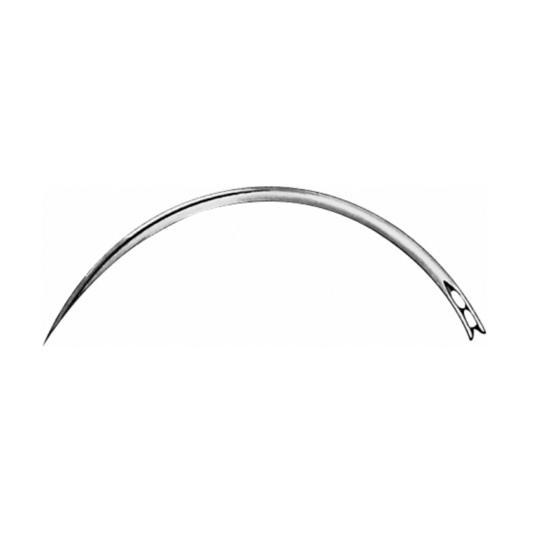 Surgical Needle, round body, curved, 50 mm (2″), Ø 1.10 mm