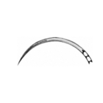 Surgical Needle, round body, curved, 18 mm (3/4″), Ø 0.60 mm