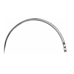 Surgical Needle, round body, curved, 68 mm (2 3/4″), Ø 1.30 mm