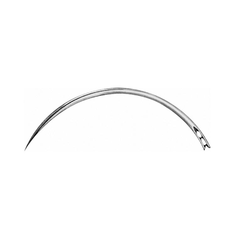 Surgical Needle, triangular body, curved, 55 mm (2 1/4″), Ø 1.10 mm