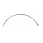 Surgical Needle, round body, curved, 95 mm (3 3/4″), Ø 1.60 mm