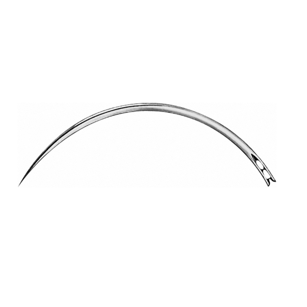 RHG-00177 Surgical Needle, round body, curved, 58 mm (2 3/8″), Ø 1.20 mm