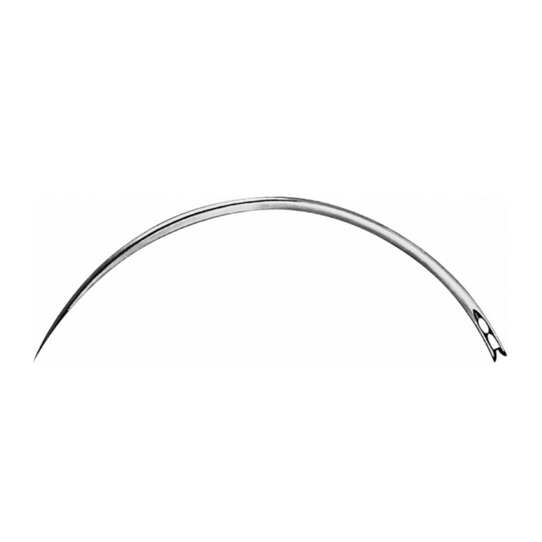 Surgical Needle, round body, curved, 73 mm (3″), Ø 1.40 mm