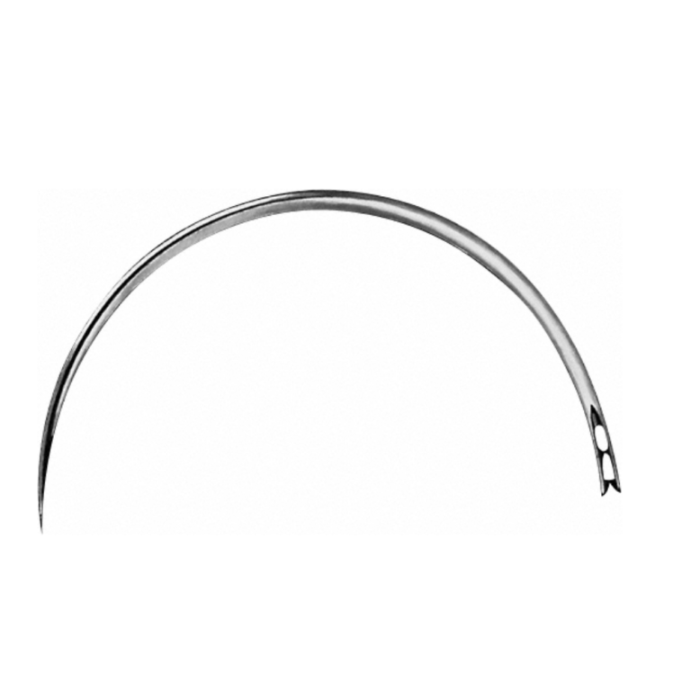 Surgical Needle, round body, curved, 73 mm (3″), Ø 1.40 mm