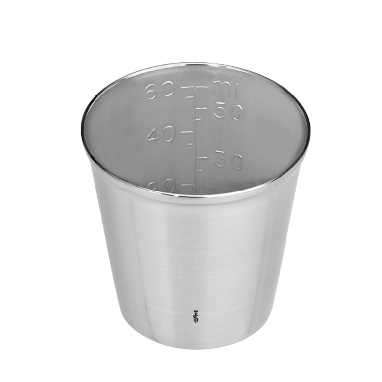 Measuring Cup, graduated, height: 53 mm, Ø 54 mm, 60 ml, 2 oz.