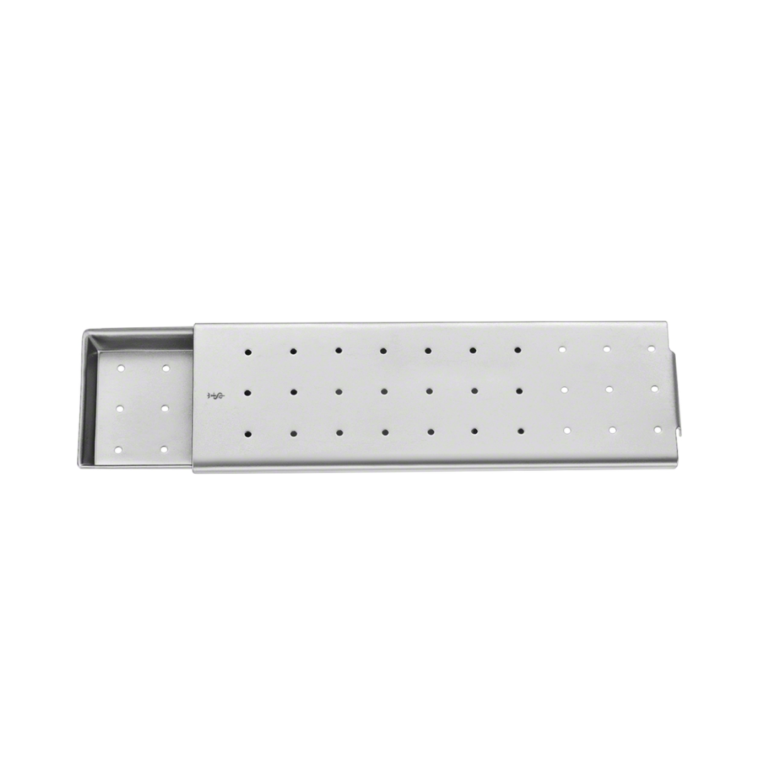 Needle Case, perforated, 75 mm (3″), width: 25 mm, height: 5 mm