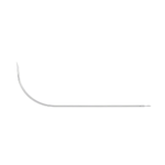 Redon Spike (Guiding Needle), strongly curved, 190 mm (7 1/2″), Ø Charr. 8, knife tip, threaded