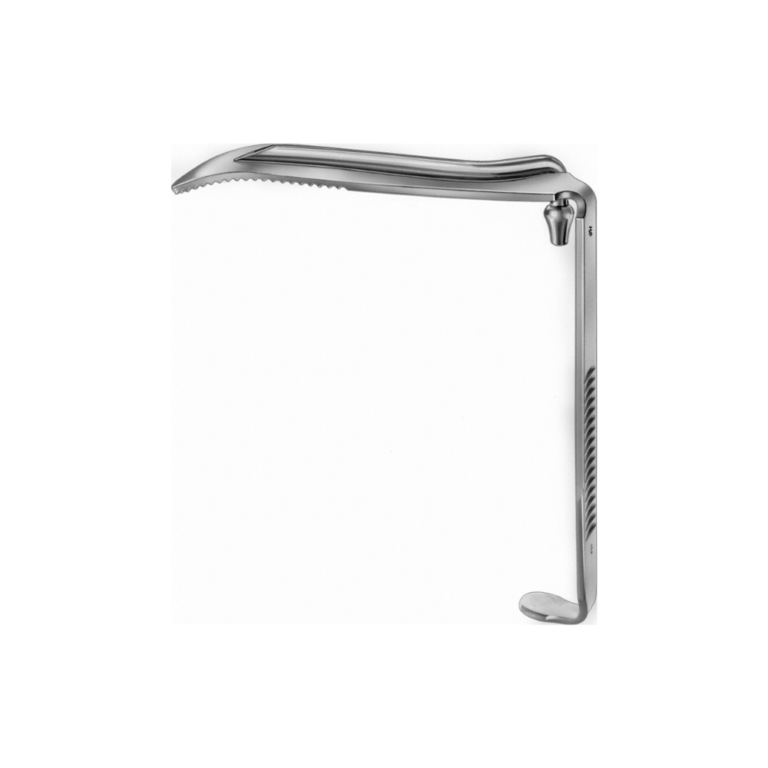 DAVIS-BOYLE Mouth Gag (Tongue Depressor), blade only, 135 mm (5 1/4"), w/anesthesia channel, jaw depth: 108 mm, jaw width: 25 mm