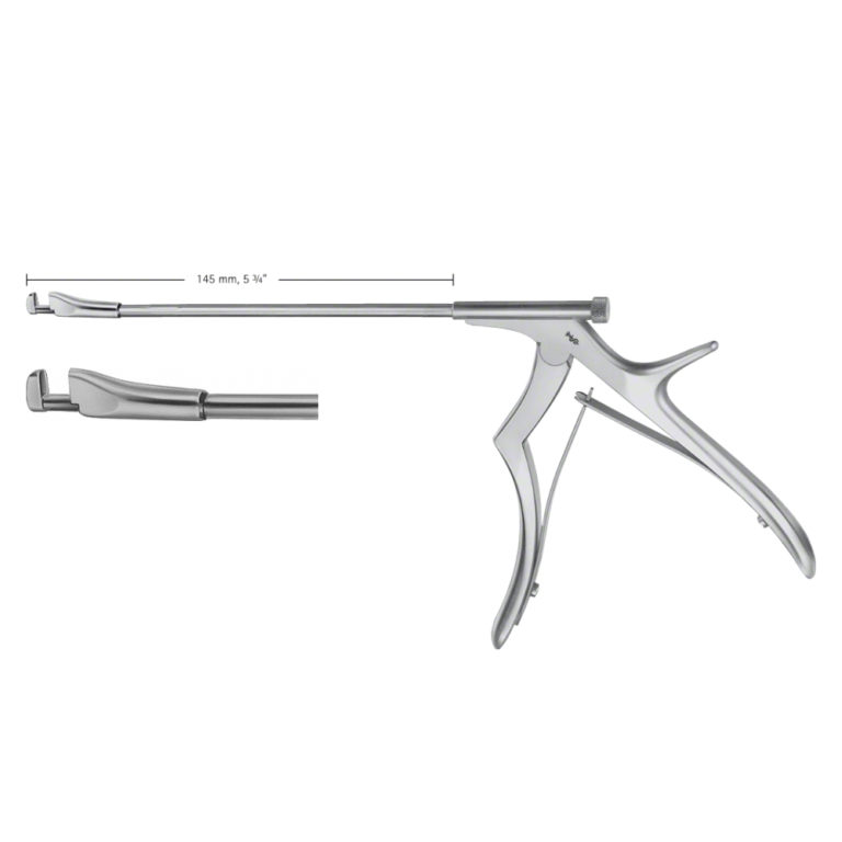 KOFLER Bone Punch, rotates 360°, 90 °, 145 mm (5 3/4″), width: 3 mm, open. width: 6 mm