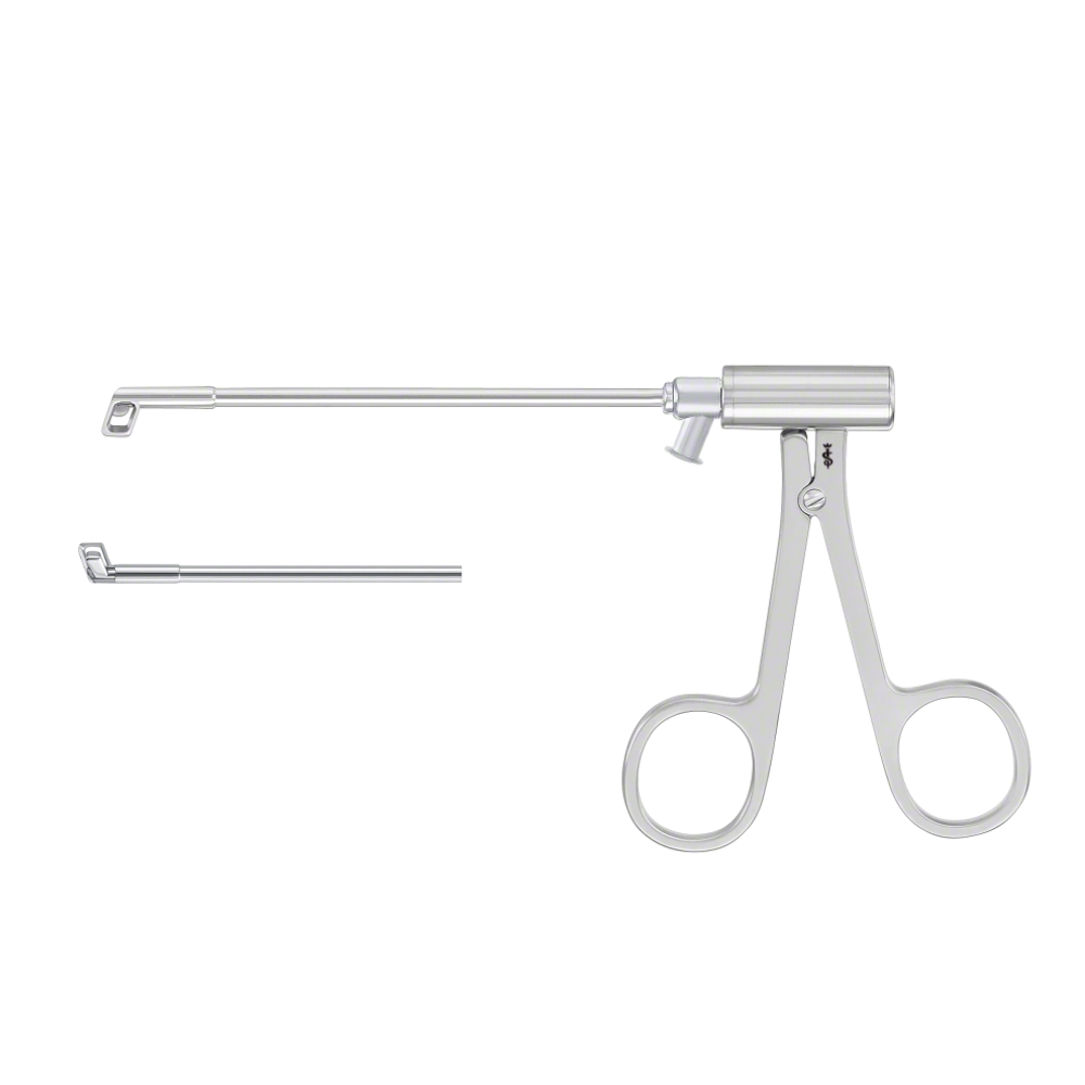 RHG-00348 STAMMBERGER Antrum Punch, angled, left, forward cutting, 105 mm (4 1/8″), width: 3 mm