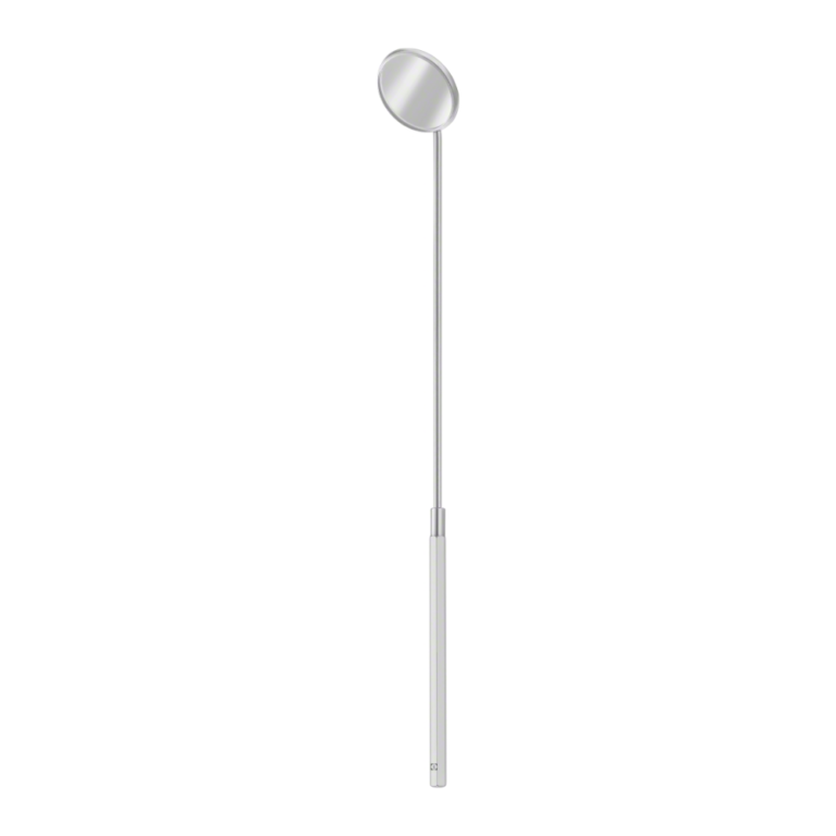 Laryngeal Mirror, 180 mm (7″), Ø 22 mm, hexagonal handle